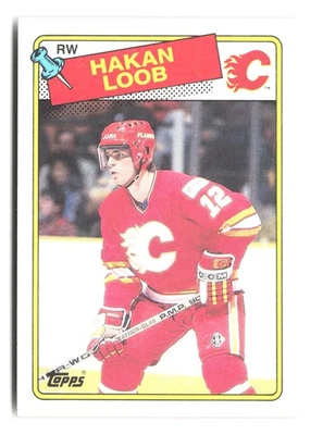 1988-89 Topps #110 Hakan Loob - Image 1 of 2