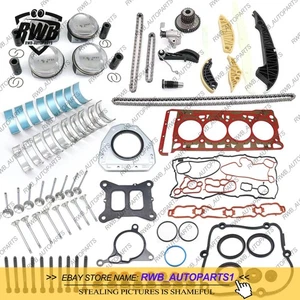 OEM Rebuild Engine Overhaul Kit Pistons Vavles For VW Audi A3 A4 A5 1.8T CJE CJS - Picture 1 of 18