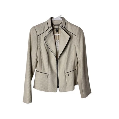 White House Black Market Pearl Dust 6P Blocked Jacket New With Tags - Image 1 of 4