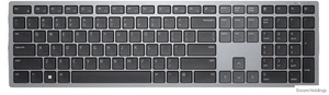 Dell (Dell 02V4C) KB700 Multi-device Non-backlit Wireless KB700-GY-R-US - Picture 1 of 1