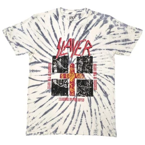 Camiseta Slayer Quad Seasons Band Logo Dye Wash - Imagen 1 de 3