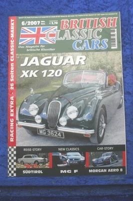 Auto Classiche British 6/07 Morgan Aero 8 Jaguar XK 120 MGF Bentley 3/8 L - Immagine 1 di 2