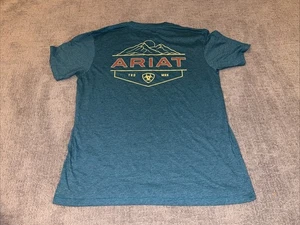 Ariat Herren Gr. XL Schnalle T-Shirt Mountain Graphic Kurzarm türkis von BUCKLE - Bild 1 von 5