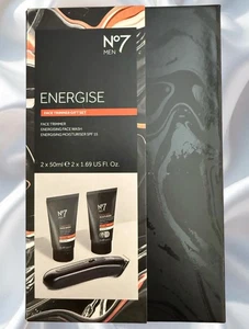 No7 MEN ENERGISE FACE TRIMMER GIFT SET Energising Moisturiser And Face Wash - Picture 1 of 3
