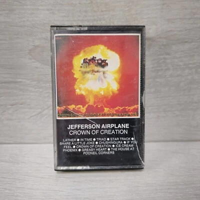 Jefferson Airplane - Crown Of Creation - Cassette Tape Album RCA NK 83797 Scarce - Image 1 of 4
