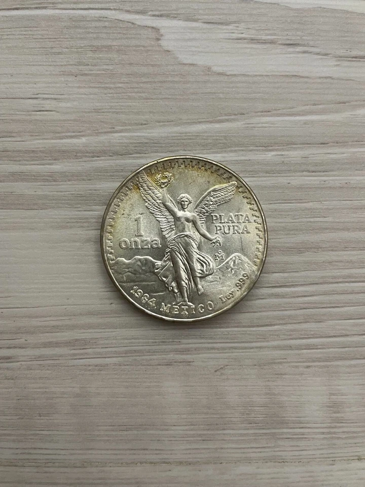 1984 Messico 1 Oncia Argento - Silver Mexico oz - Libertad 999 - plata pura onza - Immagine 1 di 1