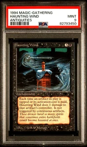 1994 MTG Magic the Gathering Antiquities Haunting Wind Vintage PSA 9 Mint - Picture 1 of 4