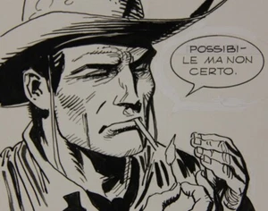 JOSÉ ORTIZ Belle PLANCHE ORIGINALE 61 MAXI TEX N°2 Le Chasseur de Fossiles 1997 - Photo 1/5