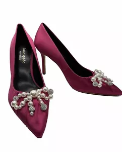 NWOB Kate Spade New York Hot Pink Elodie Pump Size 9B US - Picture 1 of 7
