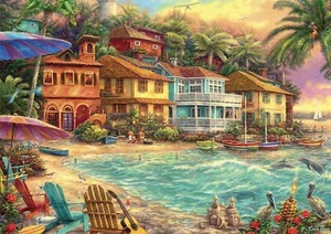 Buffalo Games Island Time 300 Piece Jigsaw Puzzle By Chuck Pinson - Picture 1 of 2