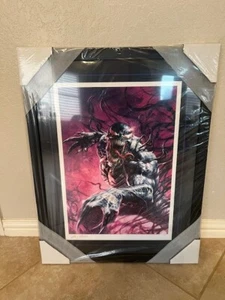 Impresión de giclee de bellas artes enmarcadas Sideshow Venom #35 200 aniversario 31/500 - Imagen 1 de 5