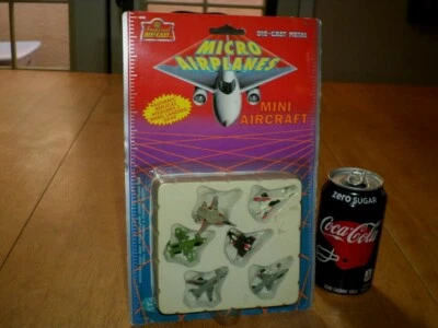 Micro Fighter Airplanes, Die Cast Metal Miniature Toys [ IMPERIAL TOY BRAND],NIB - Image 1 of 4