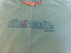 Offizielles T-Shirt Chelsea Damen mit blauer Flagge - Größe 14 - türkis - Anfang der 2000er Jahre - Bild 1 von 9
