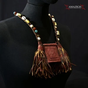 Hermoso Collar Talismán Beréber - Doble KITAB - Mauritania - Imagen 1 de 7