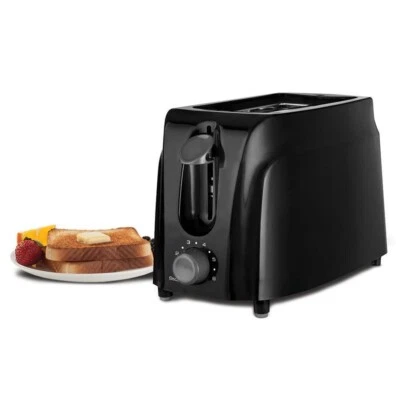 BRENTWOOD TS-260B Two Slice Toaster Black New - Image 1 of 4