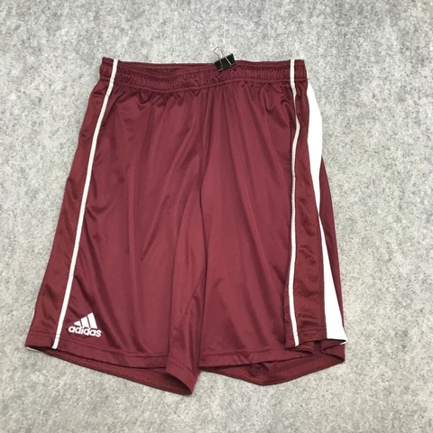 Adidas Shorts Mens Size Large Texas A&M NCAA Climacool Active Elastic Waist Cover