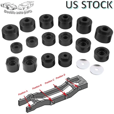 Комплект втулок крепления кузова 6-116 для Ford Explorer Sport Trac 2001-05 2WD 4WD черный - Изображение 1 из 4