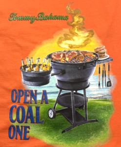 Authentic Tommy Bahama Men's Big & Tall Graphic T / New Tango / OPEN A COAL ONE - Picture 1 of 9