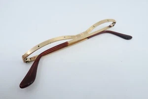 Vintage 50er Gold gefüllt Brille Brauensteg und Seiten BRIDGE Made in France - Bild 1 von 5
