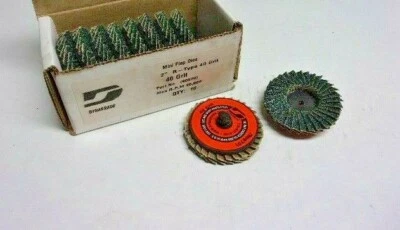 Dynabrade 90970 2" 40-Grit Aluminum Zirconia Flap Disc **PACK OF 10EA** - Image 1 of 3