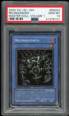 Yu-Gi-Oh Relinquished Secret Rare Master Collection Vol 1 MC1-EN003 PSA 10 GM - Image 1 of 2