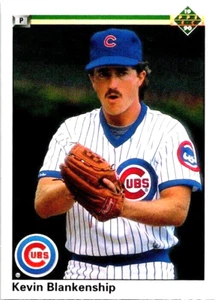 1990 Upper Deck #47 Kevin Blankenship Pitcher Chicago Cubs FREE shipping - Picture 1 of 1