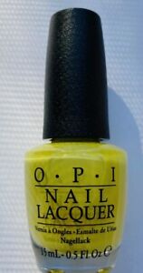 OPI Nail Lacquer LIFE GAVE ME LEMONS 0.5 oz Neon Citrus Lemon Yellow Polish