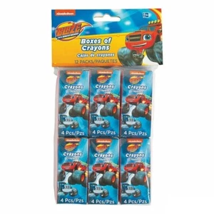Blaze & The Monster Machines Kinder Party Geschenke Gastgeschenke Boxen Buntstifte 12 Packungen - Bild 1 von 2