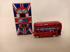 Mini Die-Cast Red Bus In Box Excellent Condition