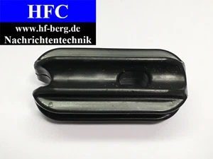 2 Stück Isoliereier (Abspannisolatoren) schwarz - Picture 1 of 6