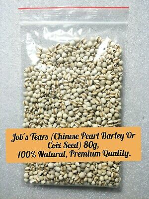 Job's Tears (Chinese Pearl Barley /Coix Seed)80g, 100% Natural, Premium Quality. • 7.95$
