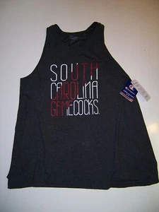 Gear South Carolina Gamecocks T shirt sleeveless tank M Women's NWT Back detail - Picture 1 of 4
