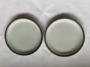 2 Denby Summit Celadon Bread Plates England Stoneware - Picture 1 of 6