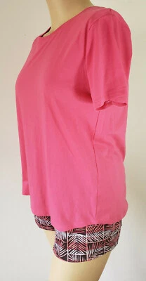 Nuevo con etiquetas Pijama para mujer Sonoma tejido S/S mezcla de algodón corto hojas de palma  Foto 1 de 3