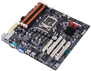 Asus P7F-M Lga1156 4x Ddr3 Intel 3420 Pci Pcie Matx - Picture 1 of 3