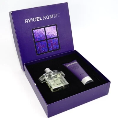 Sonia Rykiel Rykiel Homme Champú para Cabello y Cuerpo + Eau De Toilette Juego de 2 Piezas Nuevo en Caja Foto 1 de 4