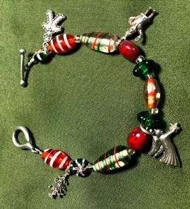 Bracciale natalizio vintage - Foto 1 di 3