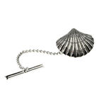 Scallop / Cockleshell English Pewter Lapel Tie Tac  - XWTT122