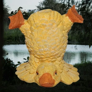 Yellow Duck Standing on Head Acrobat Duck Farm Animal Spring Easter Farmcore - Picture 1 of 6