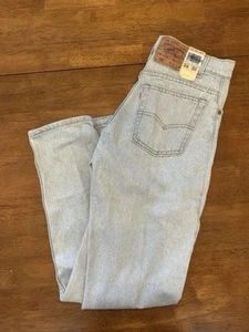 Vintage 90s Levi's 550 Denim Jeans Size 29x30 NWT Deadstock Storage Stained - Picture 1 of 10