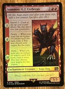 MTG Final Fantasy, Summon: G.F. Cerberus - Foil - Picture 1 of 1