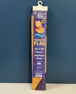 Vintage Winnie Pooh’s Pumpkin Deko Flagge Halloween 28”X44” Neu aus altem Lagerbestand 2000 - Bild 1 von 7