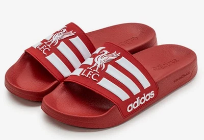 Adidas Hombres ADILETTE Ducha Liverpool FC Zapatilla Rojo Zapatos Sandalias Deslizantes JS4965 Foto 1 de 4
