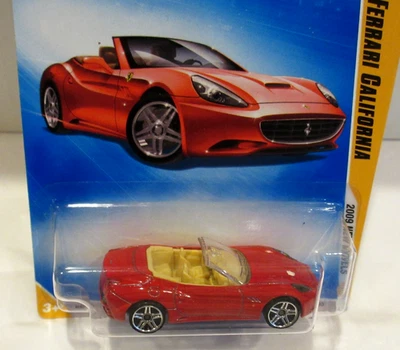 2009 HOT WHEELS FACTORY ERROR ~FERRARI CALIFORNIA With PR5 WHEELS~ - Image 1 of 4