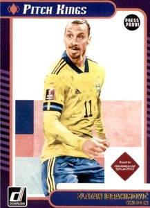 2021-22 Panini Donruss Road to Qatar - Pitch Kings Zlatan Ibrahimovic #7 PP - Picture 1 of 2