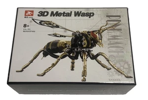 3D Metal Wasp Mechanical Punk Wasp Model Puzzle Started Incomplete READ - Picture 1 of 20