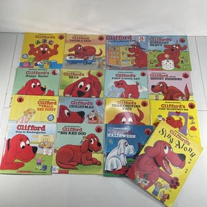 Lot of 16 Clifford The Big Red Dog Paperback Books By Norman Bridwell 80s & 90s - Picture 1 of 1