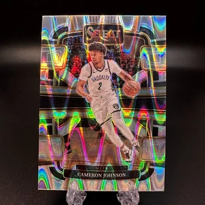 2023-24 Panini Select Tectonic Prizm Cameron Johnson #12 Brooklyn Nets - Picture 1 of 2