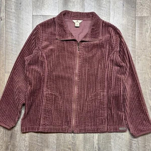 Woolrich Jacket XL Extra Large Womens Hazelberry Corduroy Full Zip 2291 - Picture 1 of 8