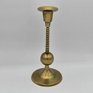Messing Kerzenständer 7,5 cm hoch Hergestellt in Indien 7 Unzen - Bild 1 von 5